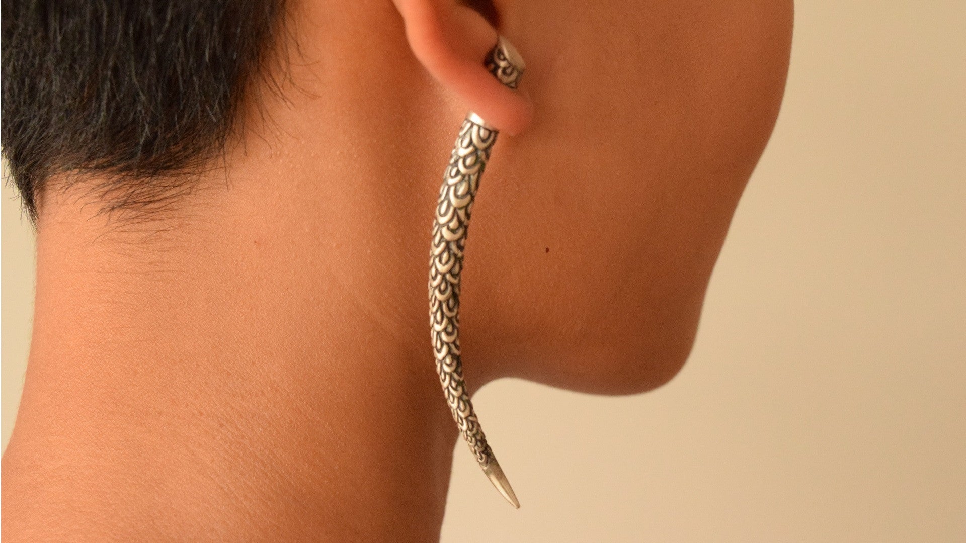 'Naga' Tusk Earrings (SOLD OUT)