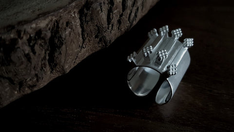 'Shruti' Adjustable Cuff Ring